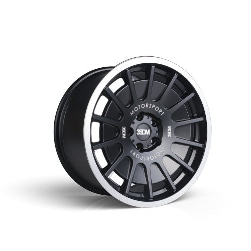 3SDM 0.66 Matt Black Mirror Polished Lip 18x8.5 +42 5x108mm 73.1mm S18855108BP06642