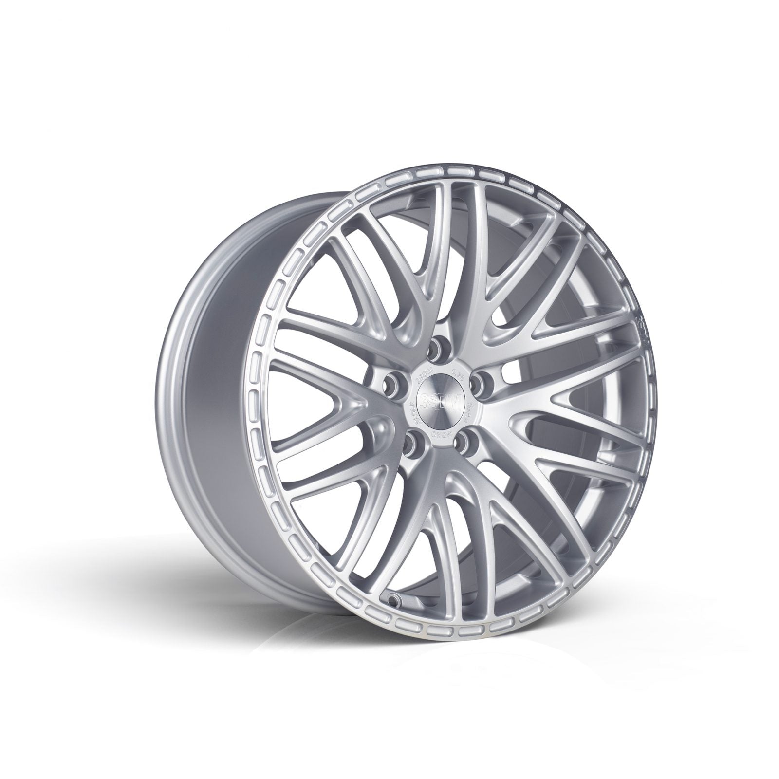 3SDM 0.75 Satin Silver / Machined Lip 18x8 +42 5x112mm 73.1mm S18805112SH07542