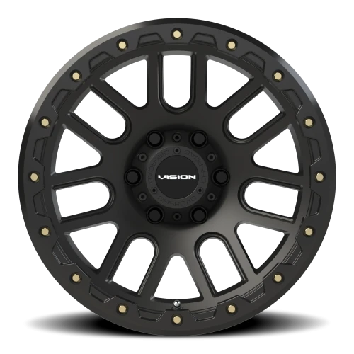 Vision 111 17x9 -12 6x139.7mm 106.2mm Matte Black