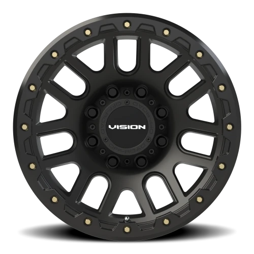 Vision 111 17x9 -12 8x165.1mm 125.2mm Matte Black