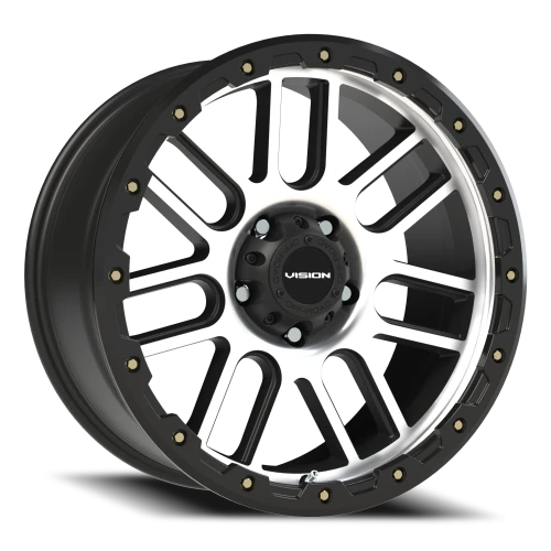 Vision 111 20x9 +18 5x150mm 110.2mm Matte Black Machined Face