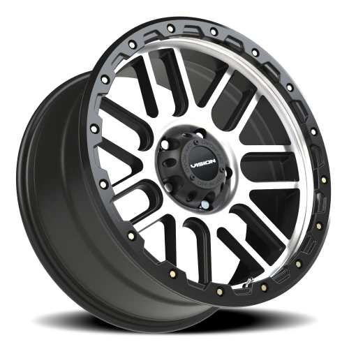 Vision 111 20x9 +18 5x150mm 110.2mm Matte Black Machined Face