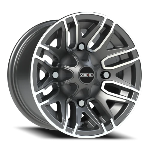 Vision 112 12x7 +3 4x156mm 131.1mm Gunmetal Machined Face