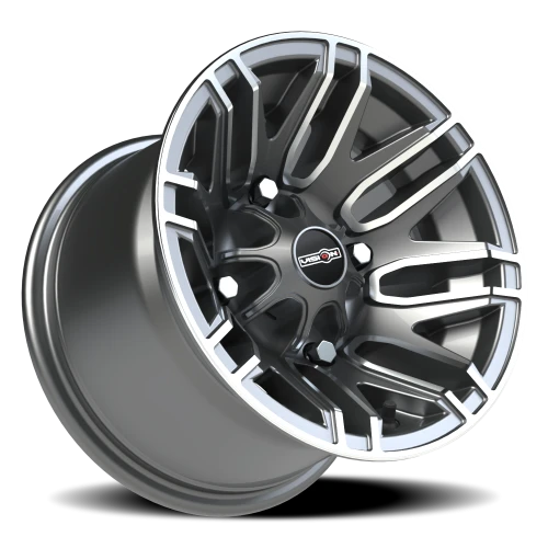 Vision 112 12x8 -10 4x136mm 110.5mm Gunmetal Machined Face