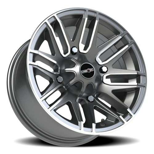 Vision 112 14x7 +3 4x156mm 131.1mm Gunmetal Machined Face