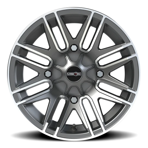 Vision 112 14x7 +3 4x156mm 131.1mm Gunmetal Machined Face