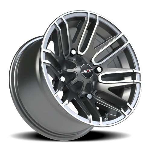 Vision 112 14x8 -10 4x136mm 110.5mm Gunmetal Machined Face