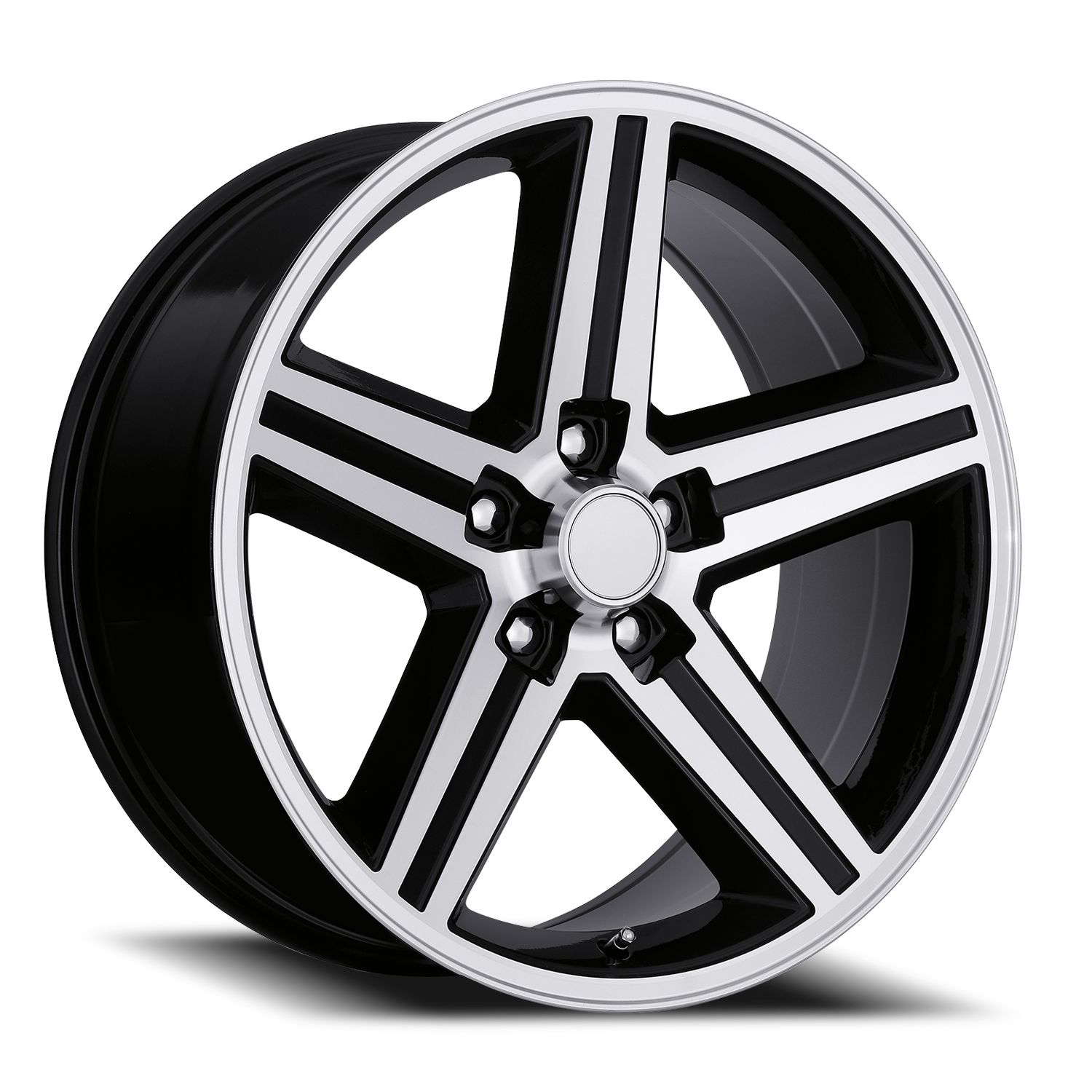 Factory Reproductions FR 11 IROC 5 Spoke Replica GBM 20x9 +0 5x127mm 78.1mm Gloss Black Machined Face