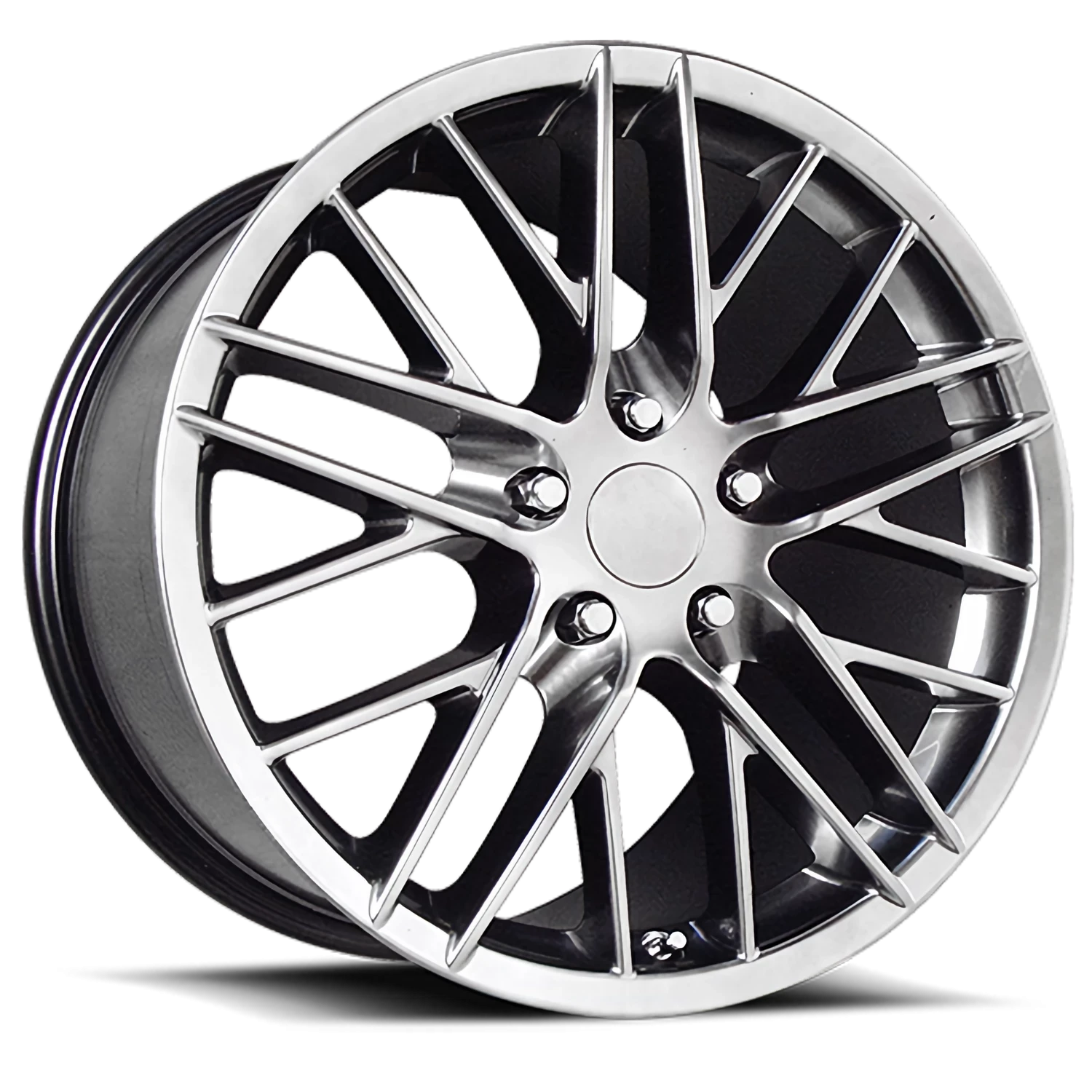 Performance Replica PR121 18x9.5" 5x120.65mm 70.7mm CB +40mm Hyper Silver Dark
