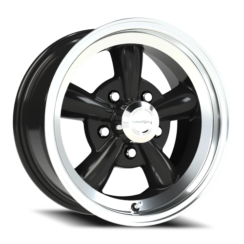 Vision 141 15x7 -7 5x120.65mm 83mm Gloss Black Machined Lip