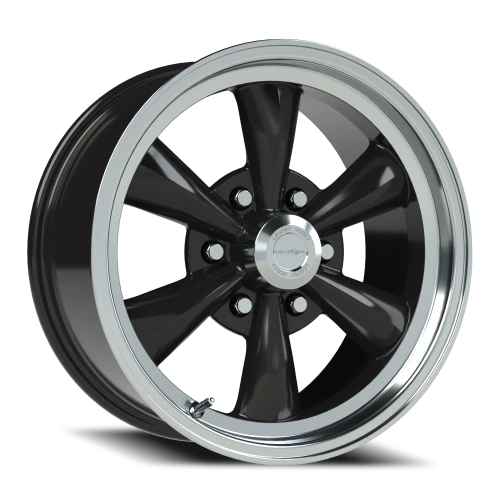Vision 141 17x8 +19 6x139.7mm 78.1mm Gloss Black Machined Lip
