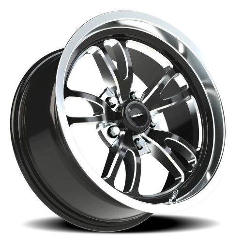 Vision 149 17x8 +0 5x120.65mm 83.1mm Gloss Black Milled-Polished Lip