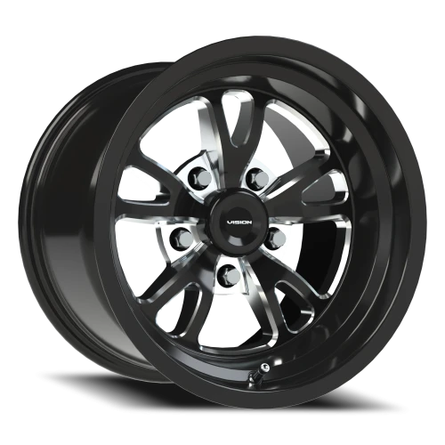 Vision 149 15x10 +0 5x114.3mm 83.1mm Gloss Black Milled