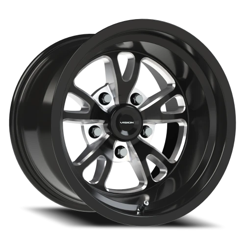 Vision 149 15x10 -25 5x114.3mm 83.1mm Gloss Black Milled