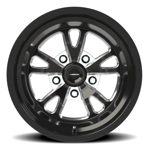 Vision 149 15x10 -25 5x114.3mm 83.1mm Gloss Black Milled