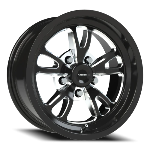 Vision 149 15x7 +0 5x114.3mm 83.1mm Gloss Black Milled