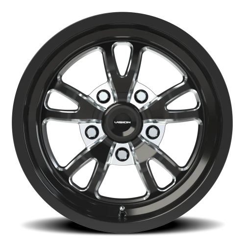 Vision 149 15x8 +0 5x120.65mm 83.1mm Gloss Black Milled