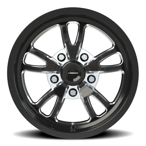 Vision 149 15x8 +27 5x120.65mm 83.1mm Gloss Black Milled