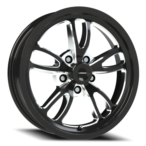 Vision 149 17x4.5 -24 5x127mm 83.1mm Gloss Black Milled