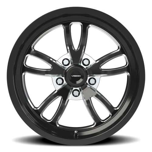 Vision 149 17x7 +0 5x114.3mm 83.1mm Gloss Black Milled