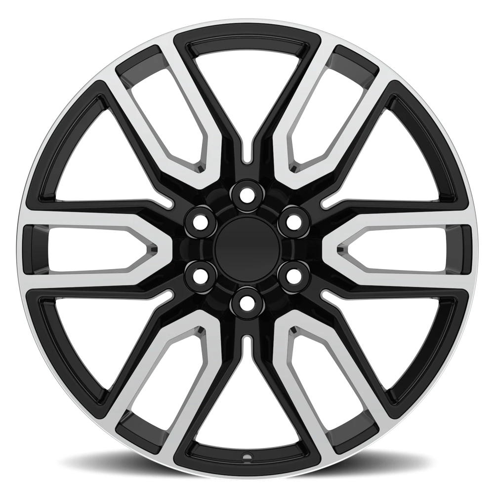 Replica Alloys 2015 Denali NZH 22x9 +31 6x139.7mm 78.1mm Gloss Black Machined Face
