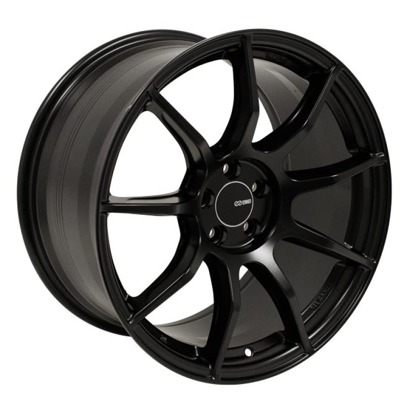 Enkei TS9 18x8 5x112 45mm offset 72.6mm Bore Black-Wheels - Cast-Enkei-