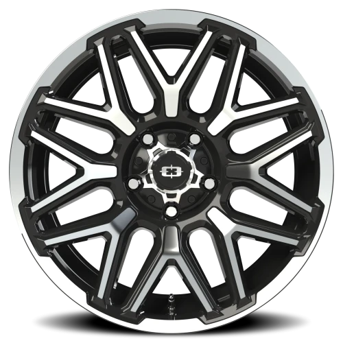 Vision 305 20x9 +12 5x150mm 110mm Gloss Black Machined Face-Machined Lip