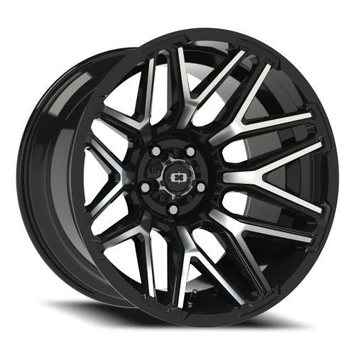 Vision 305 20x12 -51 5x127mm 78.1mm Gloss Black Machined Face