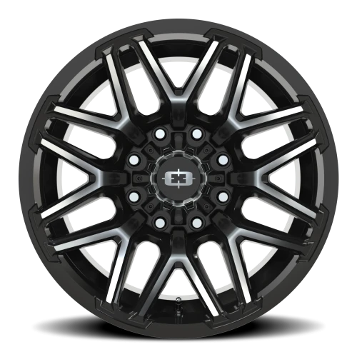 Vision 305 20x12 -51 8x180mm 124.2mm Gloss Black Machined Face