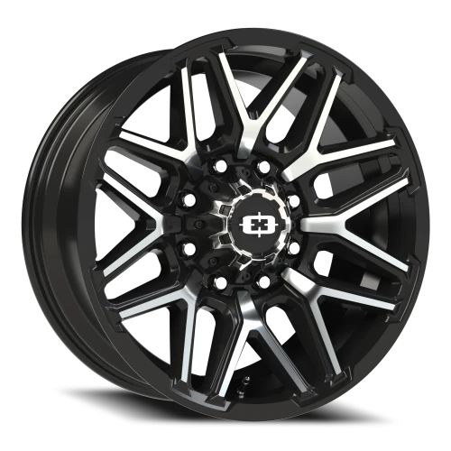 Vision 305 20x9 +12 8x180mm 124.2mm Gloss Black Machined Face