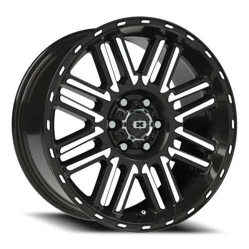 Vision 348 18x8.5 +18 6x120mm 66.9mm Gloss Black Machined Face