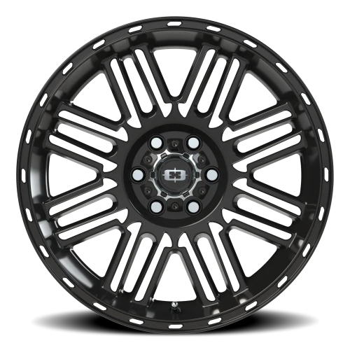 Vision 348 18x8.5 +18 6x120mm 66.9mm Gloss Black Machined Face