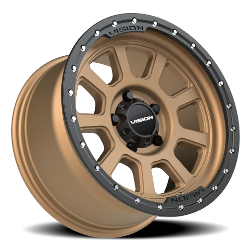 Vision 350 17x9 -12 5x127mm 78.1mm Bronze Satin Black Lip