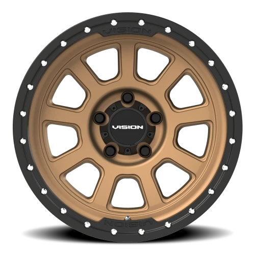 Vision 350 17x9 -12 5x127mm 78.1mm Bronze Satin Black Lip