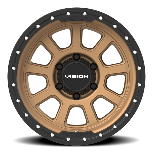 Vision 350 17x9 +12 6x139.7mm 106.2mm Bronze Satin Black Lip