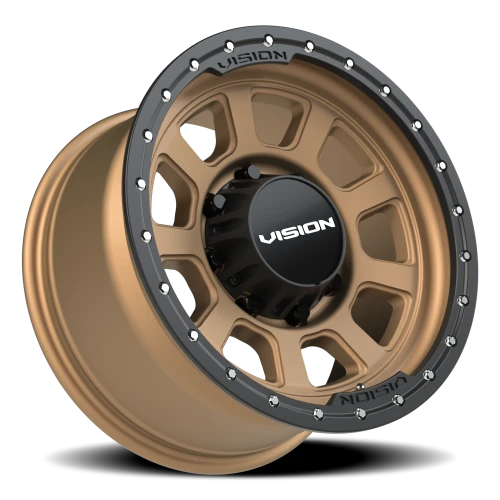 Vision 350 17x9 +12 8x165.1mm 125.2mm Bronze Satin Black Lip