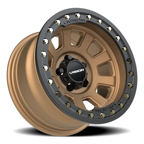 Vision 350BL 15x8 -28 5x114.3mm 83mm Bronze Satin Black Lip