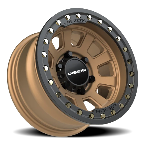 Vision 350BL 15x8 -28 6x139.7mm 108mm Bronze Satin Black Lip