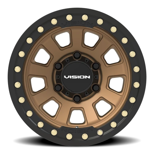 Vision 350BL 15x8 -28 6x139.7mm 108mm Bronze Satin Black Lip