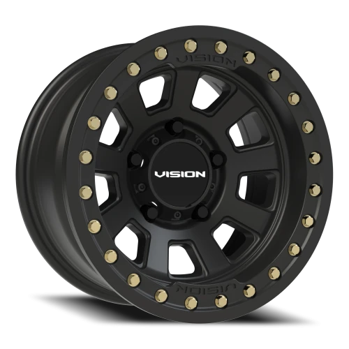 Vision 350BL 15x8 -28 5x139.7mm 108mm Satin Black