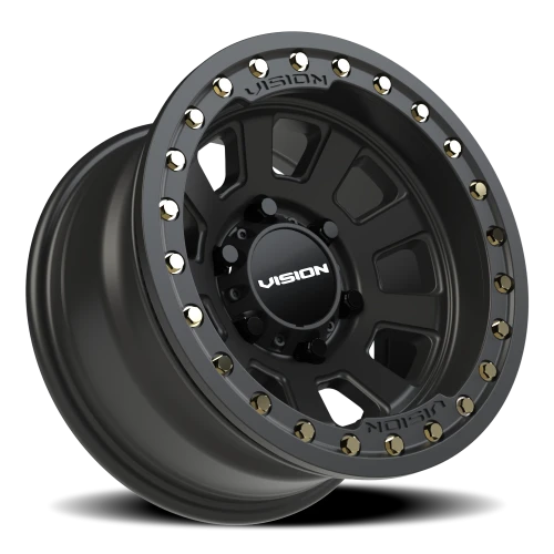 Vision 350BL 15x8 -28 6x139.7mm 108mm Satin Black