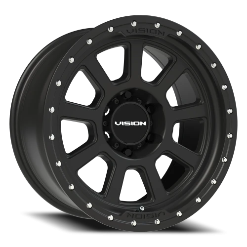 Vision 350 18x9 -12 6x139.7mm 106.2mm Satin Black