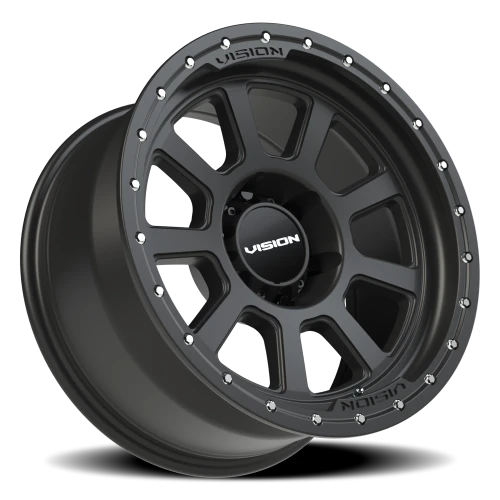 Vision 350 18x9 -12 6x139.7mm 106.2mm Satin Black