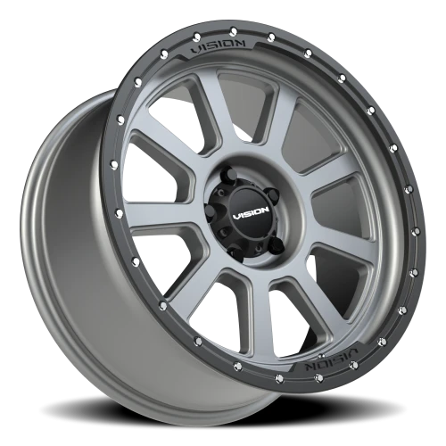 Vision 350 20x9 +10 5x127mm 78.1mm Satin Gray Satin Black Lip
