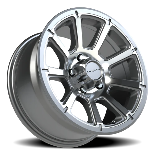 Vision 353 17x8.5 -6 5x127mm 78.1mm Gunmetal Machined Face