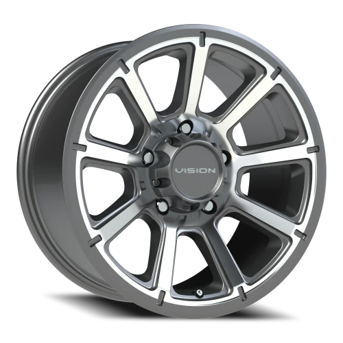 Vision 353 18x9 +12 5x150mm 110.2mm Gunmetal Machined Face