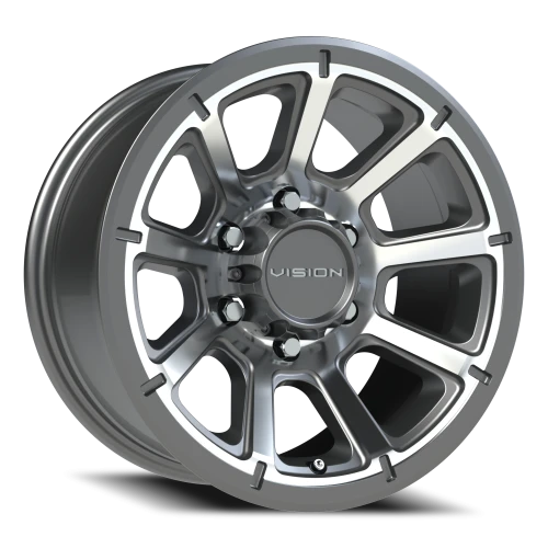 Vision 353 16x8 +0 6x139.7mm 110mm Gunmetal Machined Face