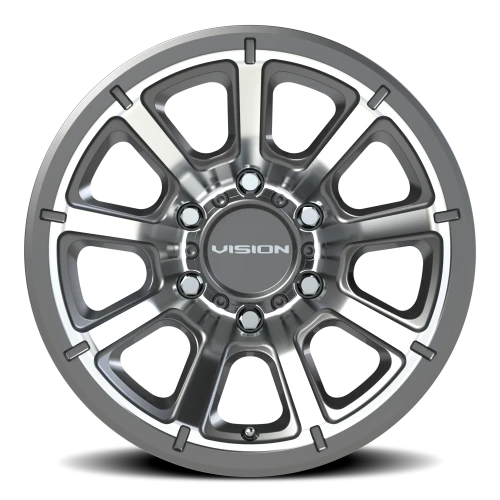 Vision 353 16x8 +0 6x139.7mm 110mm Gunmetal Machined Face