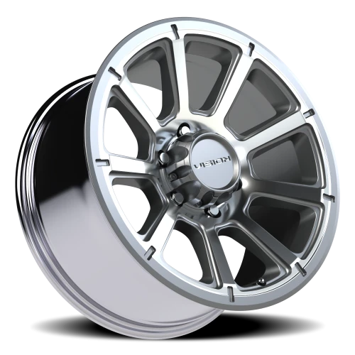 Vision 353 18x9 +18 6x139.7mm 106.2mm Gunmetal Machined Face
