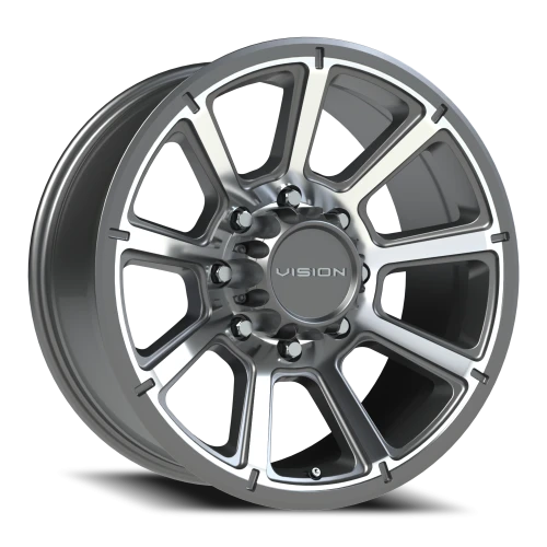 Vision 353 20x9 +12 8x180mm 124.2mm Gunmetal Machined Face
